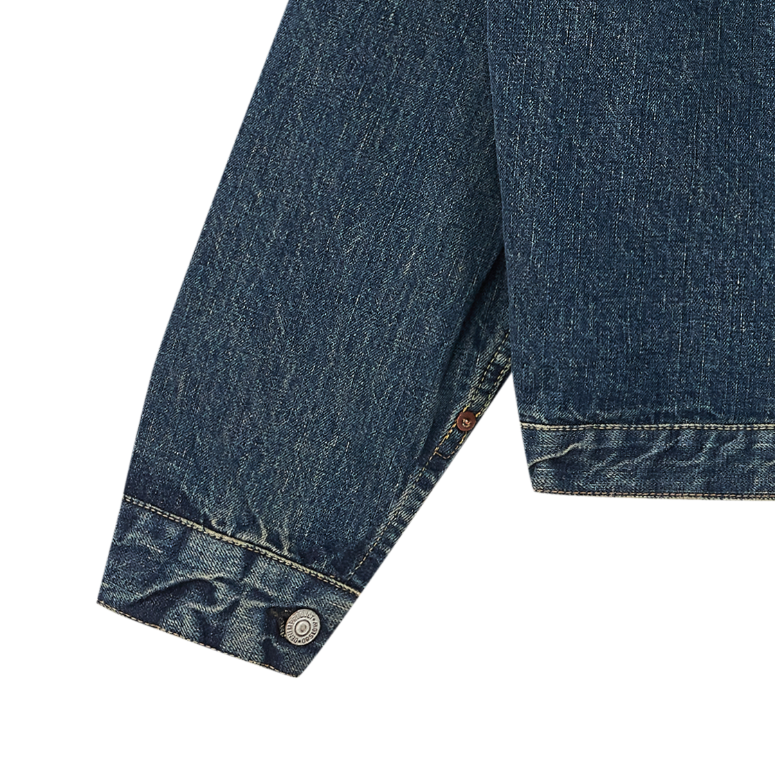 오어슬로우 타입1 40's 플리츠 프론트 블라우스 유즈드 워시 블루 - 26SS(Orslow Type1 40's Pleated Front Blouse Used Wash Blue - 26SS) - 6