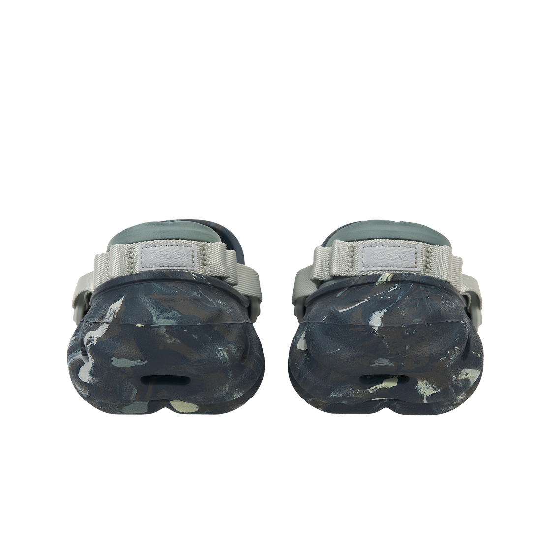 크록스 에코 마블드 클로그 블랙 샌드 멀티(Crocs Echo Marbled Clog Black Sand Multi) - 6
