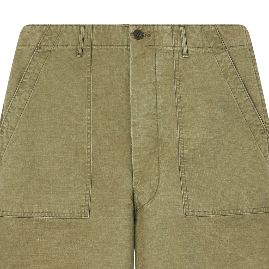 오어슬로우 썸머 퍼티그 쇼츠 그린 - 26SS(Orslow Summer Fatigue Shorts Green - 26SS) - 3