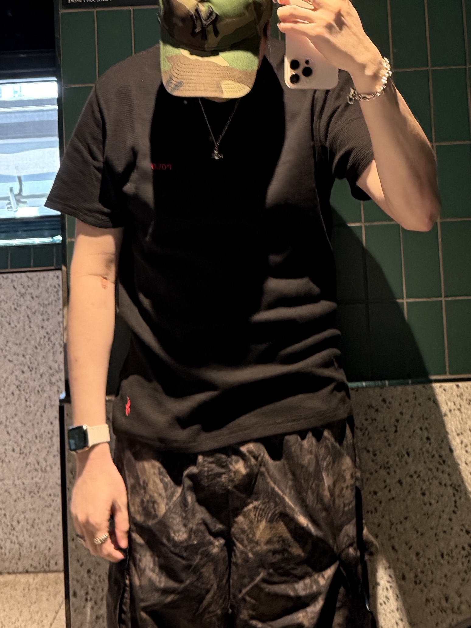 [10%적립] Polo Ralph Lauren Classic Fit Jersey Crewneck T-Shirt RL Black - 26SS 착용 스타일