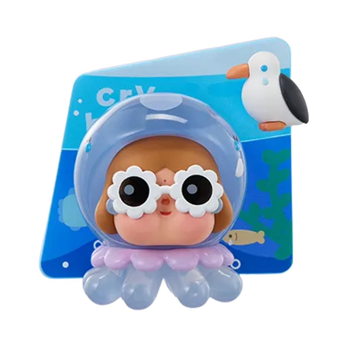 - Pop Mart Crybaby Cry Me An Ocean Series Fridge Magnet The Jellyfish (Opened Case)
