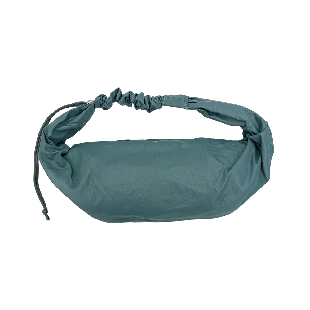 아코크 글로시 스몰 탱글 트위스트백 틸그린(ACOC Glossy Small Tangle Twist Bag Teal Green)