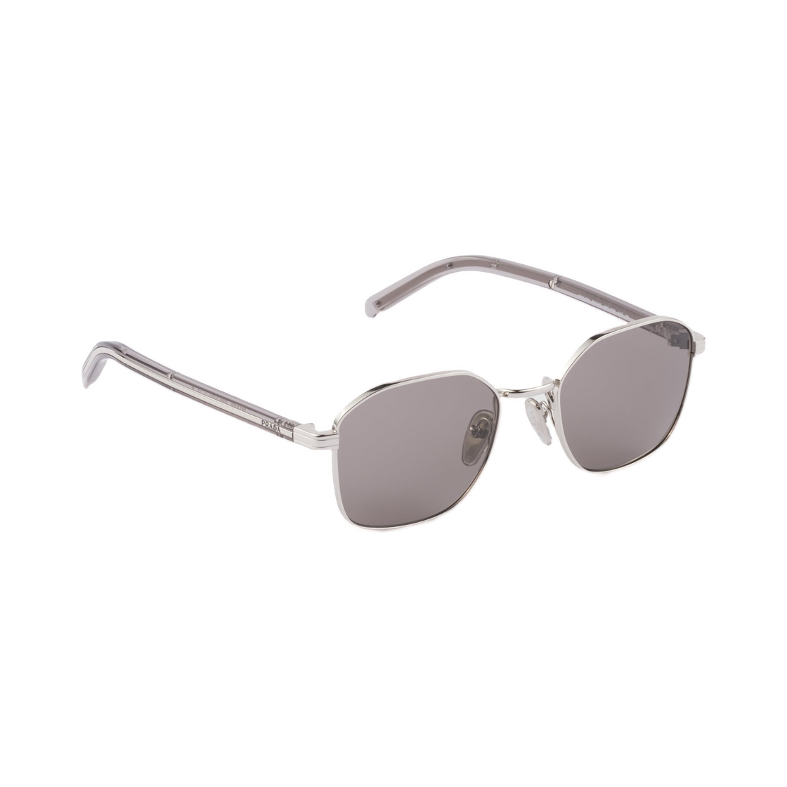 프라다 선글라스 아이코닉 메탈 플라크 그레이 렌즈(Prada Sunglasses with The Iconic Metal Plaque Grey Lenses) - 2