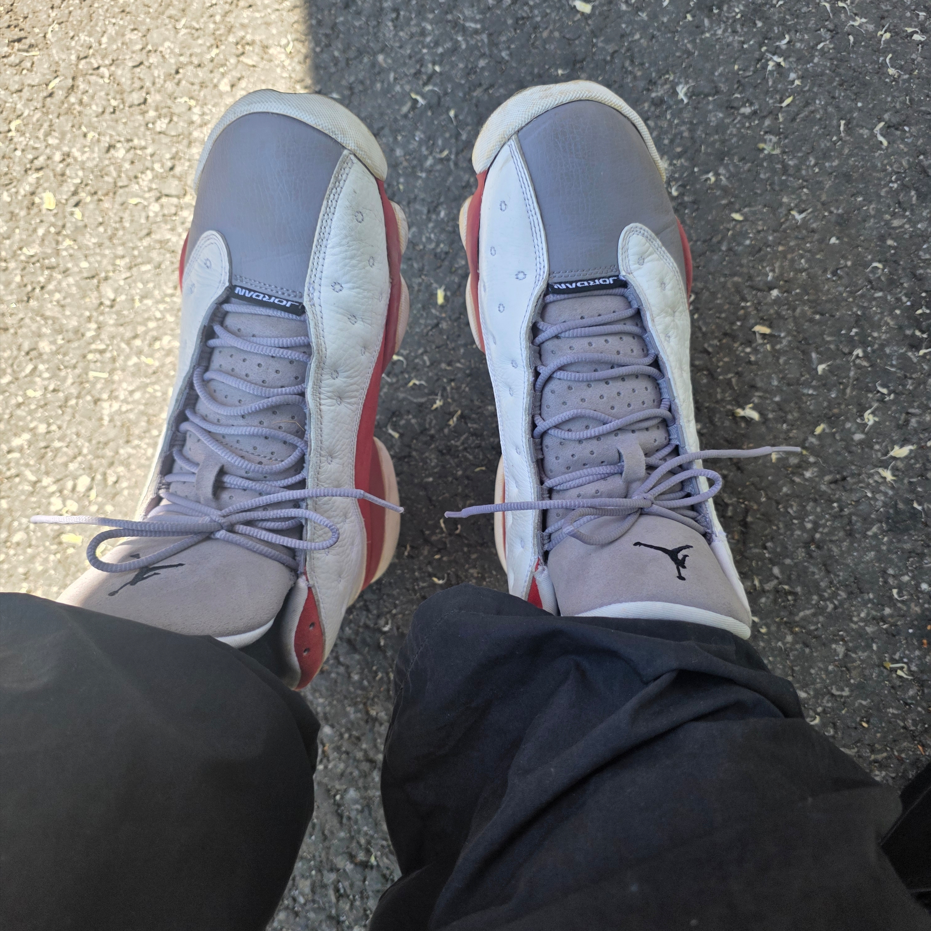 Jordan 13 Retro Grey Toe 2014 착용 스타일