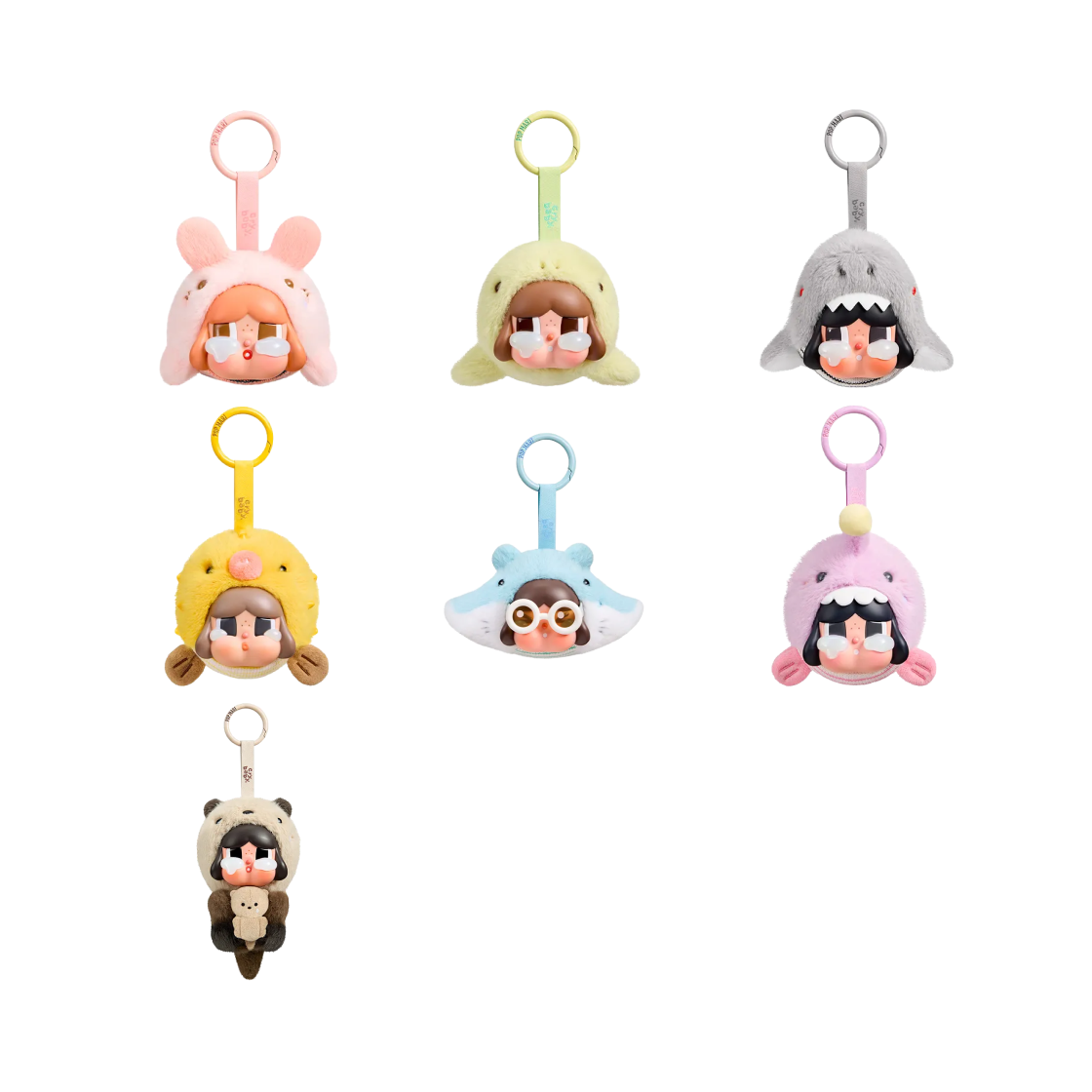 팝마트 크라이베이비 눈물 바다 시리즈 인형 키링 미개봉 랜덤박스 (1개입)(Pop Mart Crybaby Cry Me An Ocean Series Vinyl Plush Pendant Sealed Case (1 Blind Box)) - 2