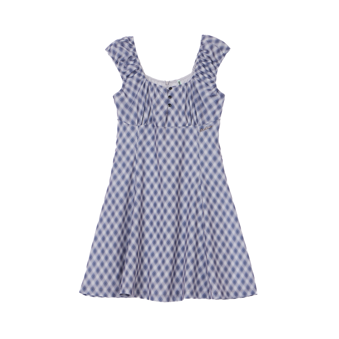 RS26UOP107NVY Rosefrantz Puff Sleeve Romantic Mini Dress [Navy]
