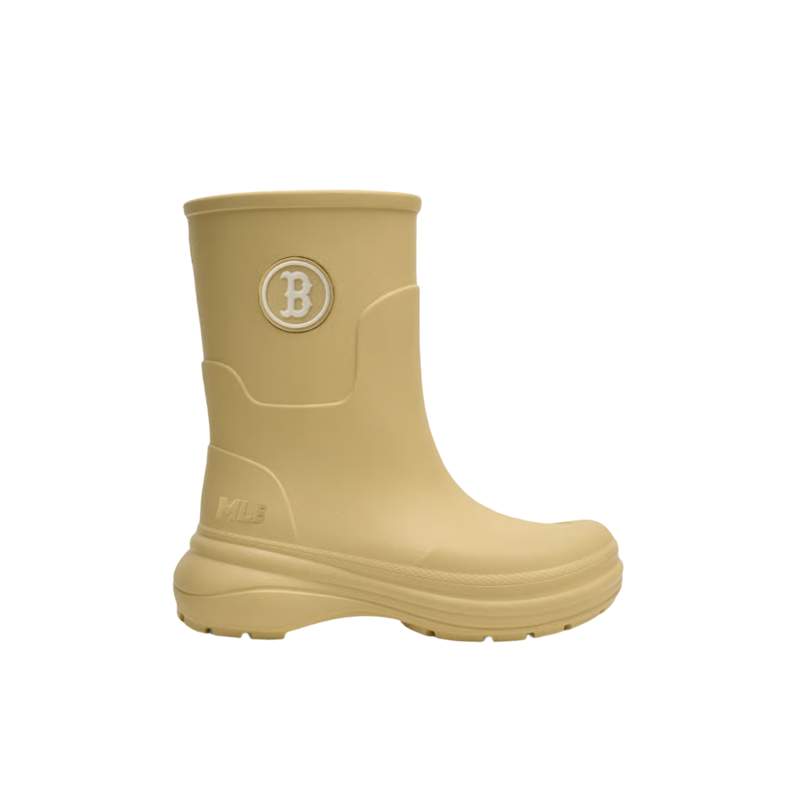 MLB 바운서 레인 부츠 보스턴 레드삭스 라이트 옐로우(MLB Bouncer Rain Boots Boston Red Sox Light Yellow)
