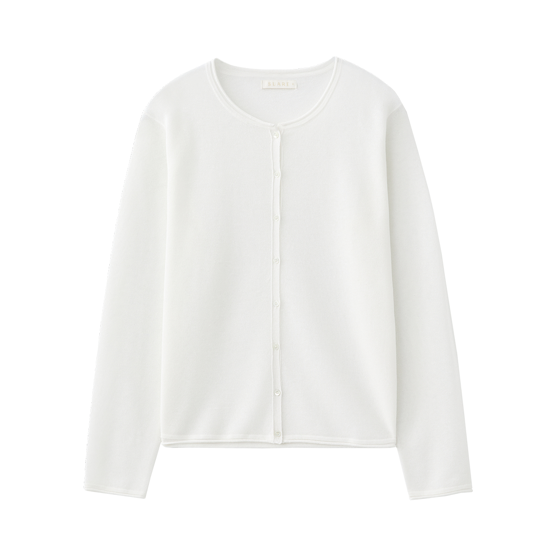 (우먼)라이트 시어 린넨 가디건 아이보리((W) Suare Women Light Sheer Linen Cardigan Ivory)