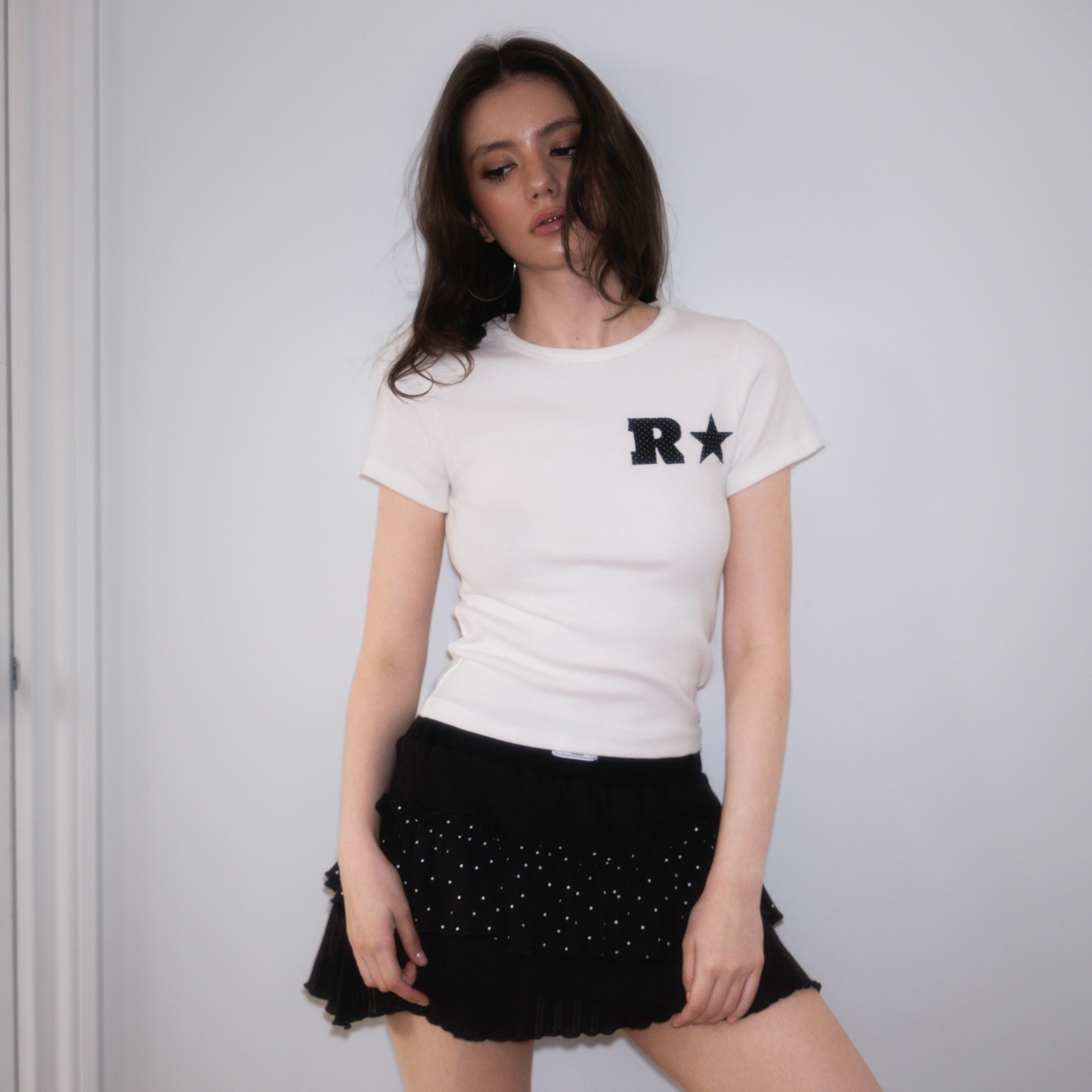 로제프란츠R 스타 로고 티셔츠 화이트(Rosefrantz R Star Logo T-shirt [White]) - 6