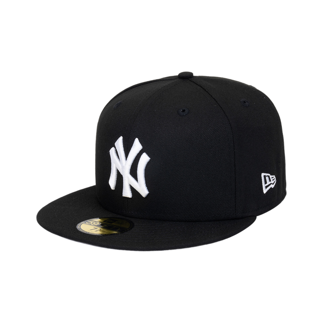 뉴에라 MLB 뉴욕 양키스 베이직 피티드캡 블랙 화이트(New Era MLB New York Yankees Basic Fitted Cap Black White)