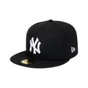 New Era MLB New York Yankees Basic Fitted Cap Black White