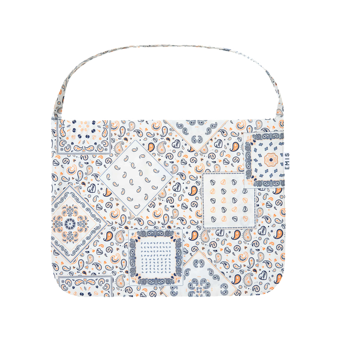 - Emis Logo Paisley Eco Bag White