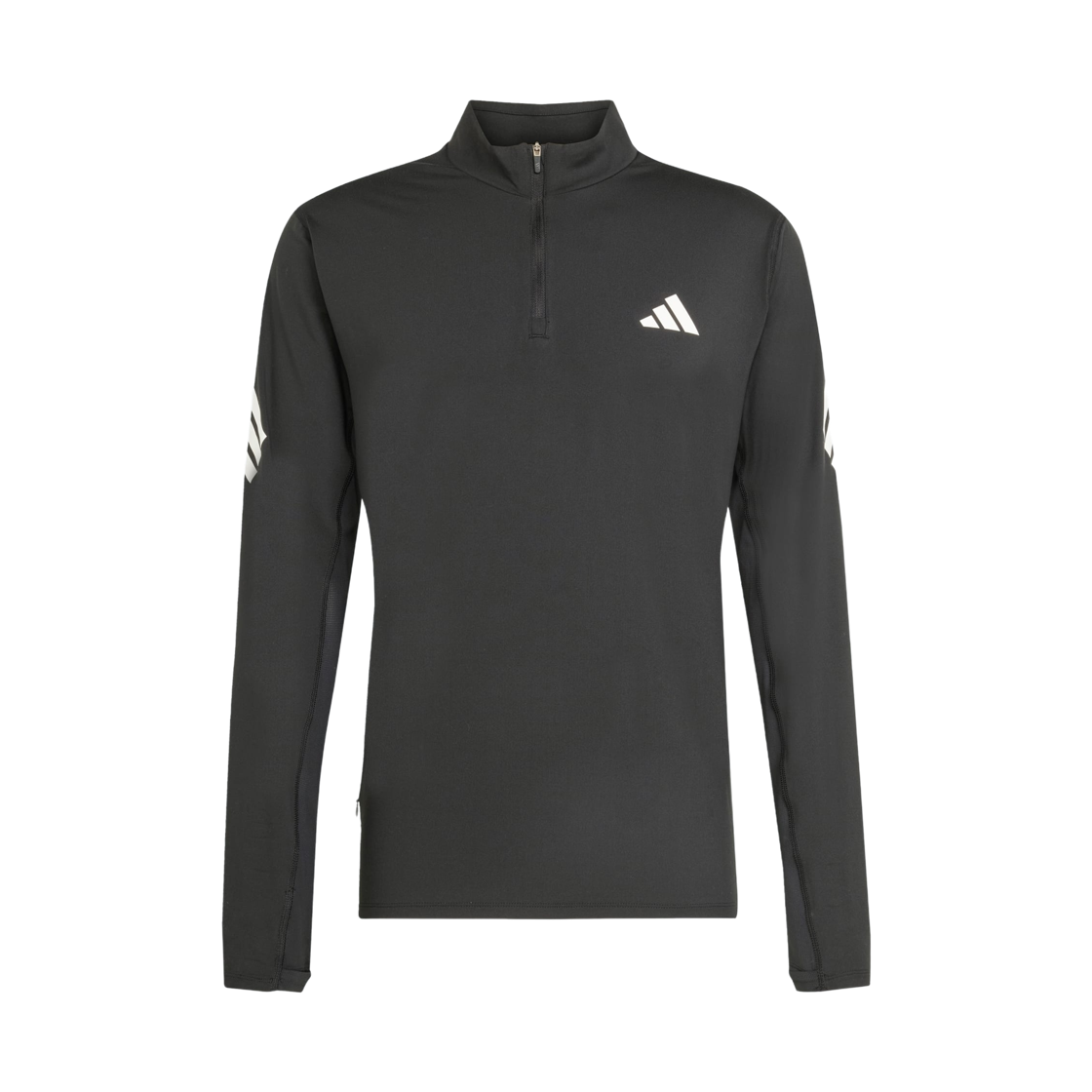 JZ7720 Adidas Running Adi365 Iconic 1/2 Zip Top Black - KR Sizing