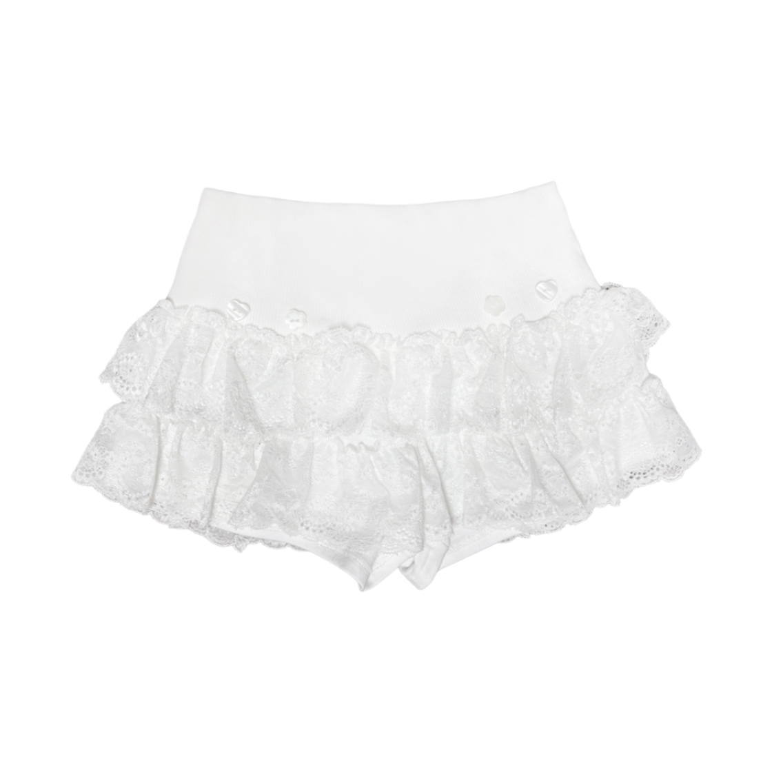 준수이 엔티티 01-02 투웨이 레이스 스코트 차콜(JUNSUI ENT 01-02 2Way Lace Skort Charcoal) - 2