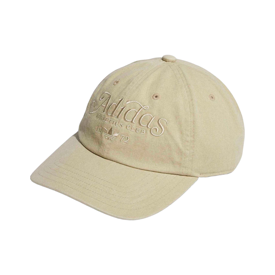 KR4563 Adidas Washed Baseball Cap Stone Khaki