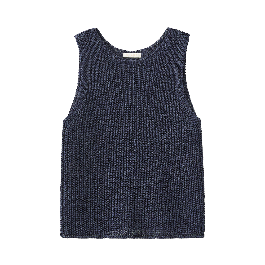 (우먼)페이퍼 코튼 베스트 네이비((W) Suare Women Paper Cotton Vest Navy)