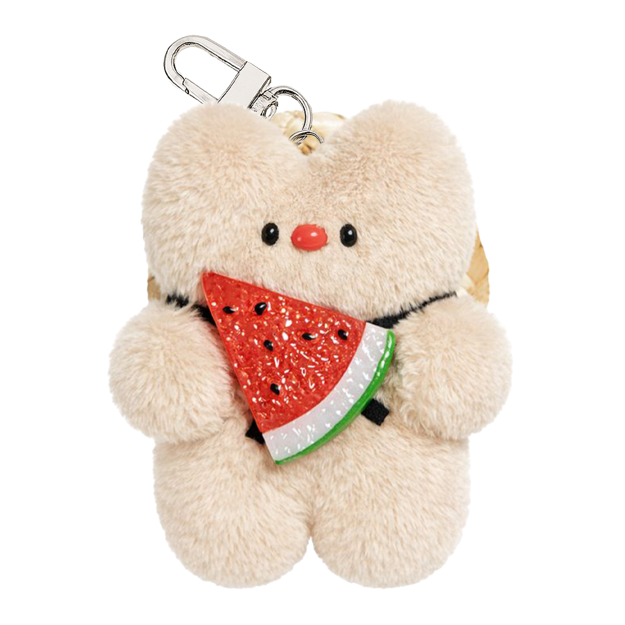 찌콩상점 핸드메이드 햇볕쨍쨍 고앵 키링(ZZICONG STORE Handmade Sunny Watermelon Cat Keyring) - 1