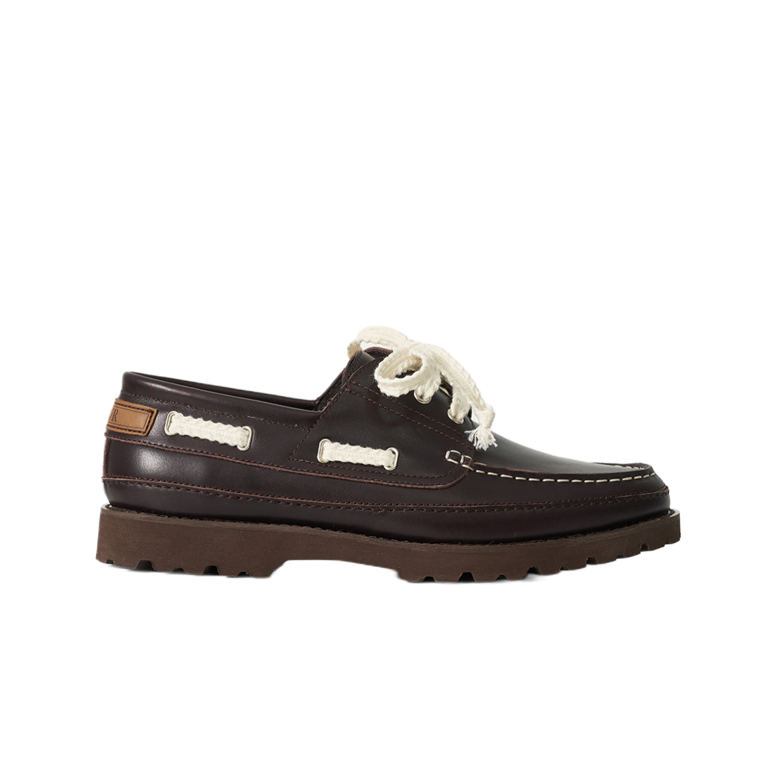 세터 레가타 레더 보트 로퍼 다크 브라운(SATUR Regatta Leather Boat Loafer Dark Brown)