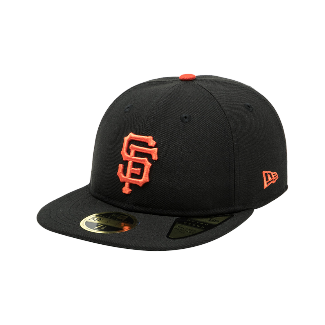 뉴에라 59피프티 데이 MLB 샌프란시스코 자이언츠 레트로 크라운 피티드캡 블랙(New Era 59Fifty Day MLB San Francisco Giants Retro Crown Fitted Cap Black) - 1