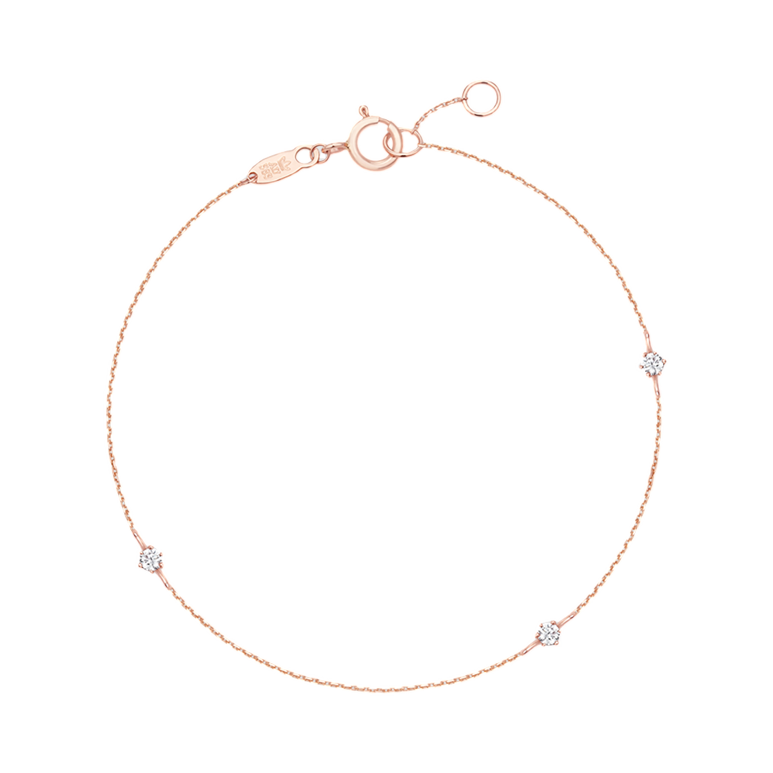 (W) 제이에스티나 J.페넬라 14K 브레이슬릿 로즈 골드((W) J.Estina J.Fenella 14K Bracelet Rose Gold)