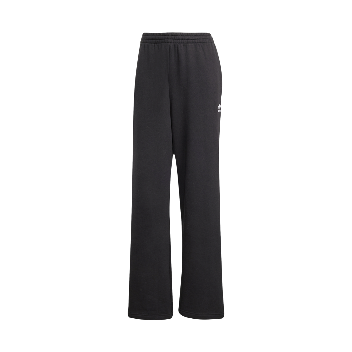 JW2812 (W) Adidas  Essentials Wide Fit French Terry Pants Black - KR Sizing