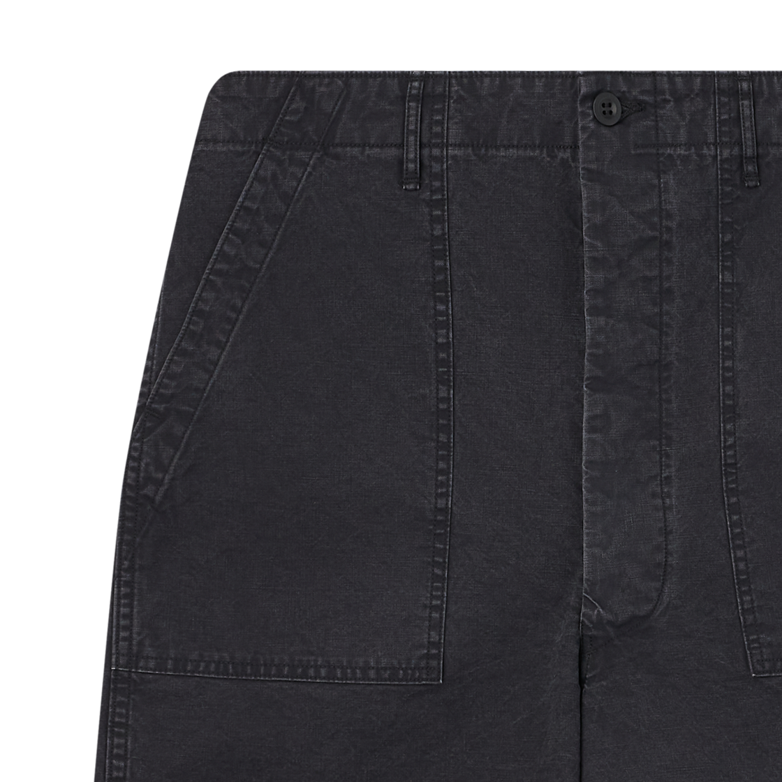 오어슬로우 썸머 퍼티그 쇼츠 블랙 - 26SS(Orslow Summer Fatigue Shorts Black - 26SS) - 4