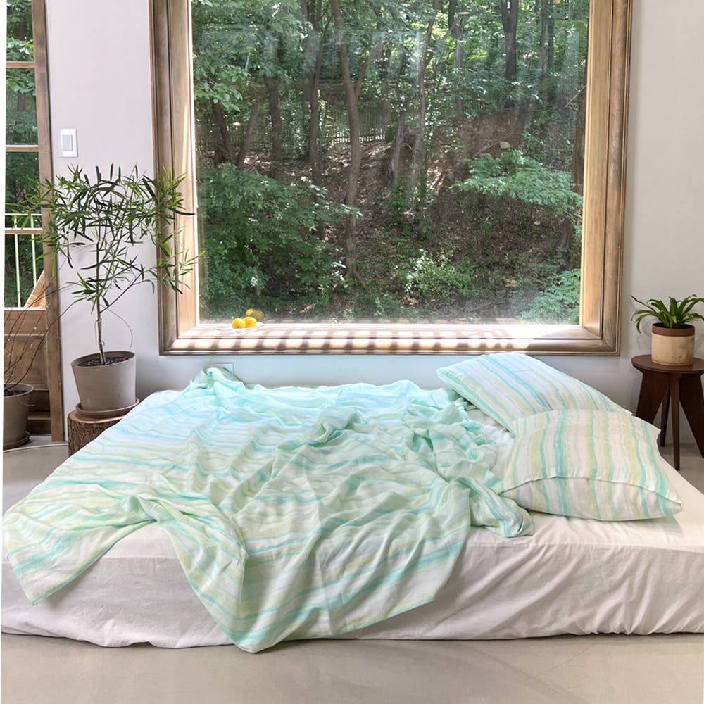 수풀 100% 텐셀 이불커버 모달이불 QK(200x230cm)(MUSEONGHWA Forest Tencel modal blanket cover QK(200x230cm)) - 6