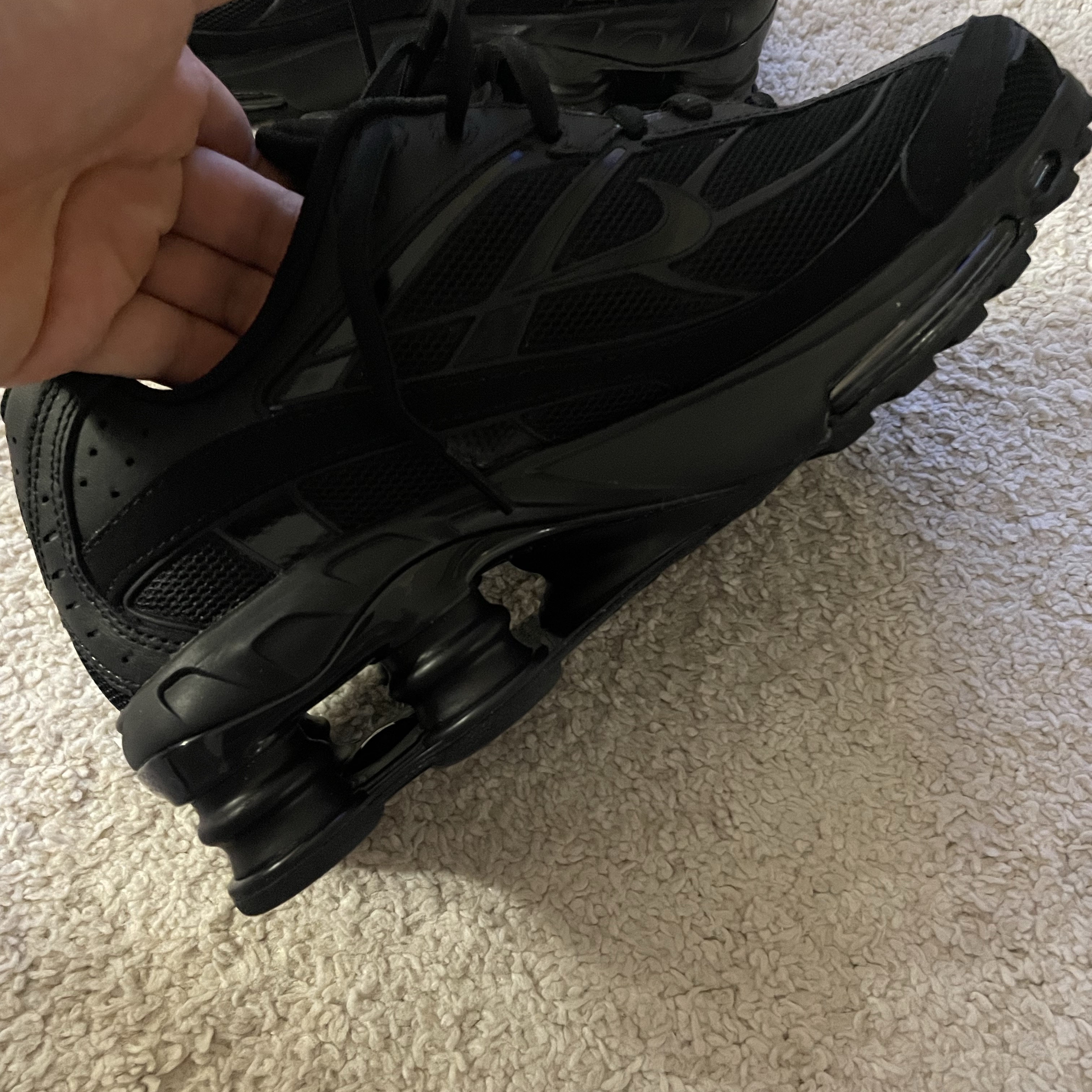 Nike Shox Ride 2 Black 착용 스타일 - 3