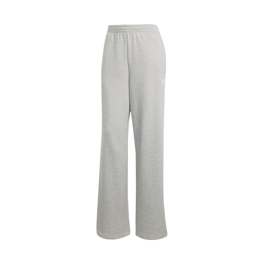 JW2811 (W) Adidas Essentials Wide Fit French Terry Pants Medium Grey Heather - KR Sizing