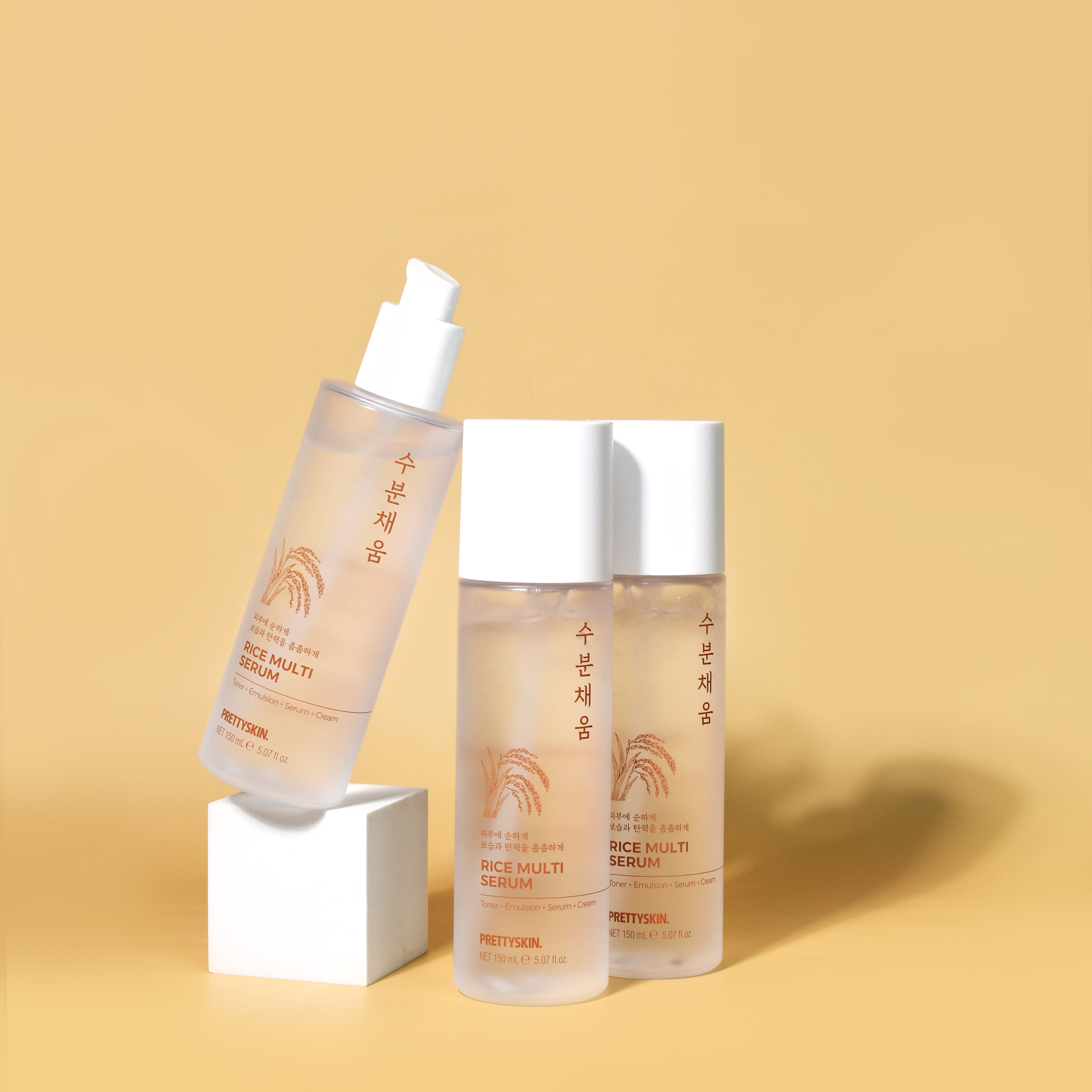 PRETTYSKIN RICE MULTI SERUM 착용 스타일 - 3