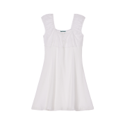 Rosefrantz Flower Punching Mini Dress [Ivory]