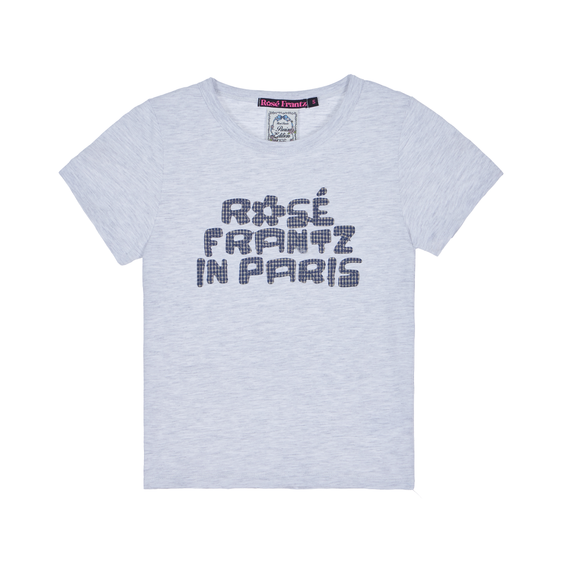 RS26UTS108MGY Rosefrantz Paris Baby T-shirt [Melange Gray]