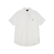 [10%적립] Polo Ralph Lauren Custom Fit Seersucker Shirt White - 26SS