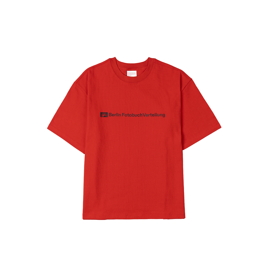 ODE-HO-146-BG Berlin Photobook Distribution 002 BFV Center Logo Tee Red