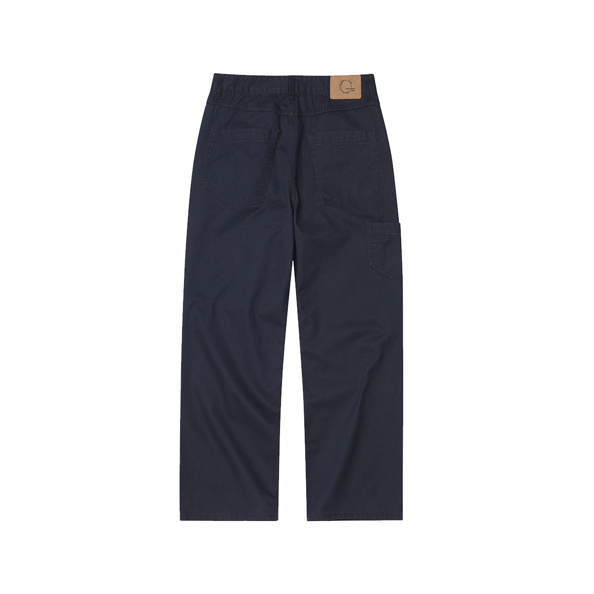 조우 로우 라이즈 핏 카치온 레귤러 팬츠 워시드 네이비(CHOWOO Low Rise Fit Cationic Regular Pants Washed Navy) - 2