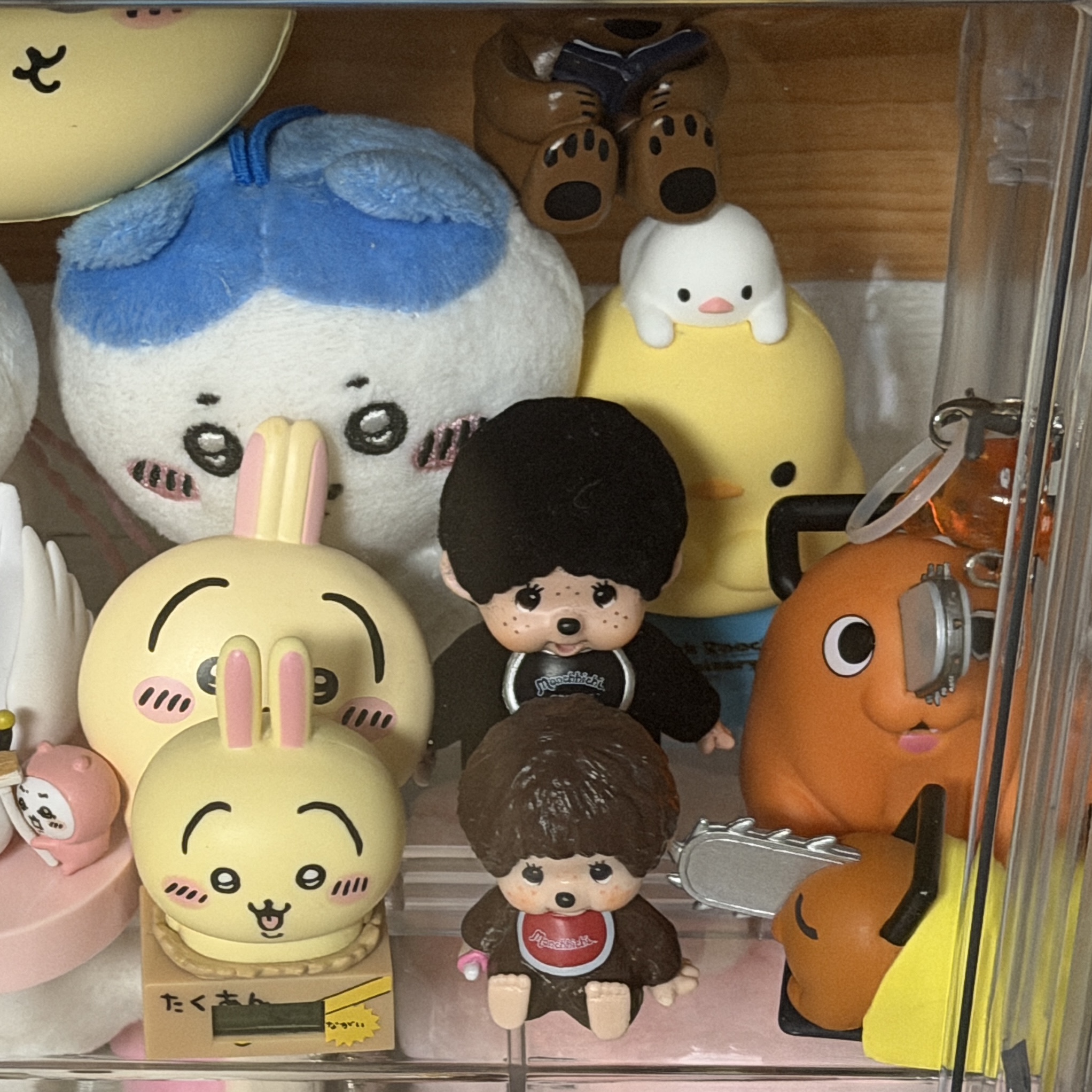 Monchhichi Colors Key Chain Black 착용 스타일