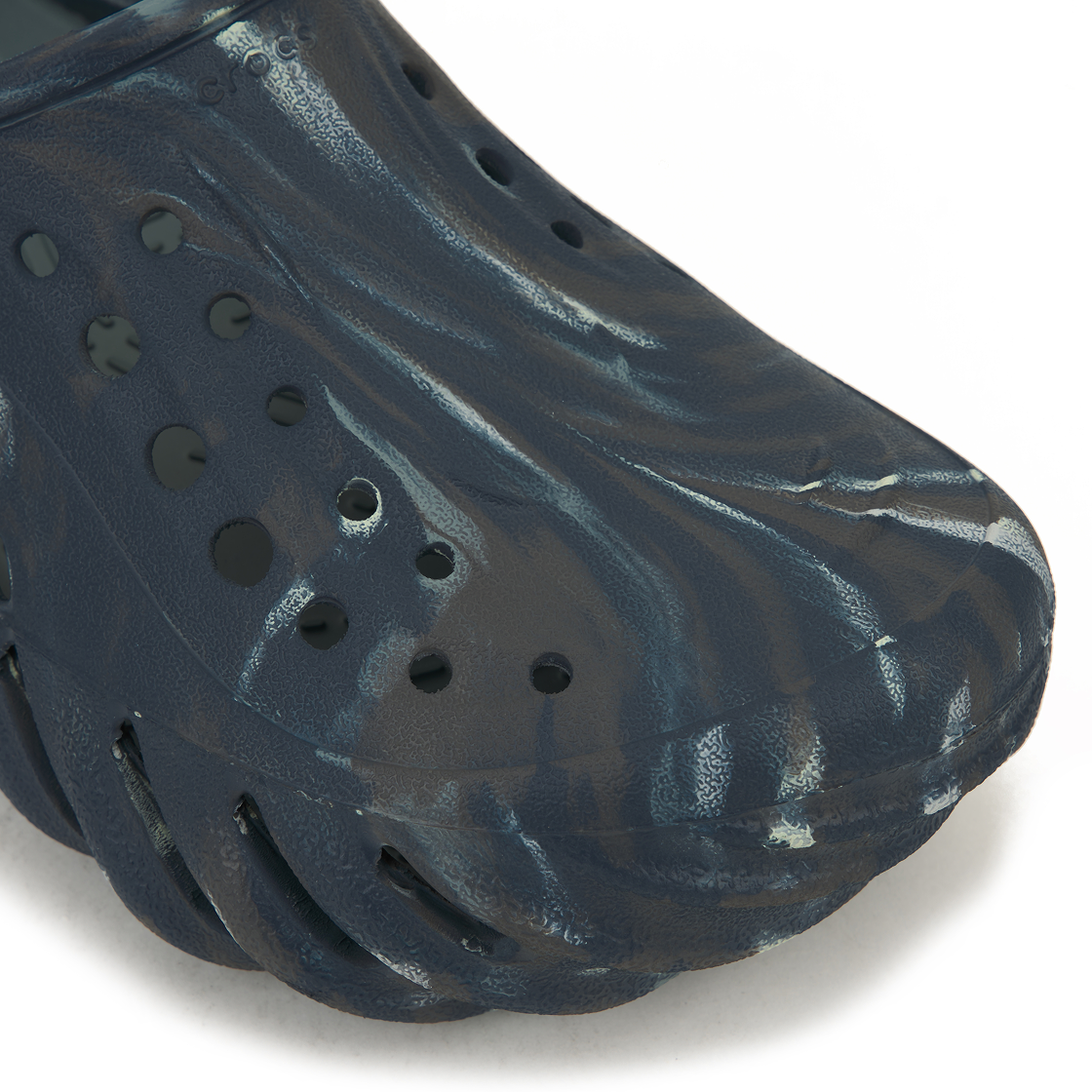 크록스 에코 마블드 클로그 블랙 샌드 멀티(Crocs Echo Marbled Clog Black Sand Multi) - 7