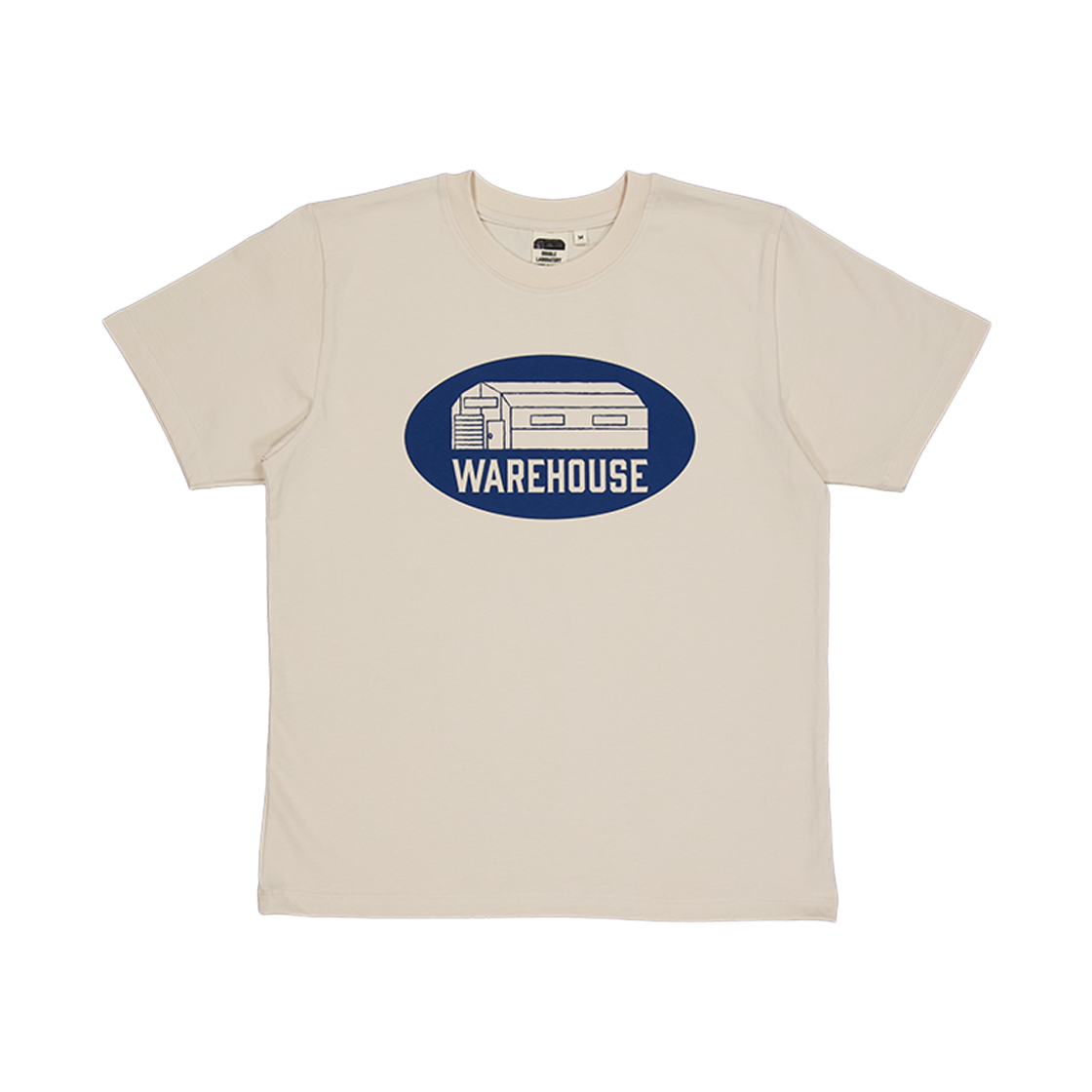 더블래버레토리 빅 웨어하우스 로고 티셔츠 아이보리(DOUBLELABORATORY Big warehouse LOGO T-Shirt Ivory)