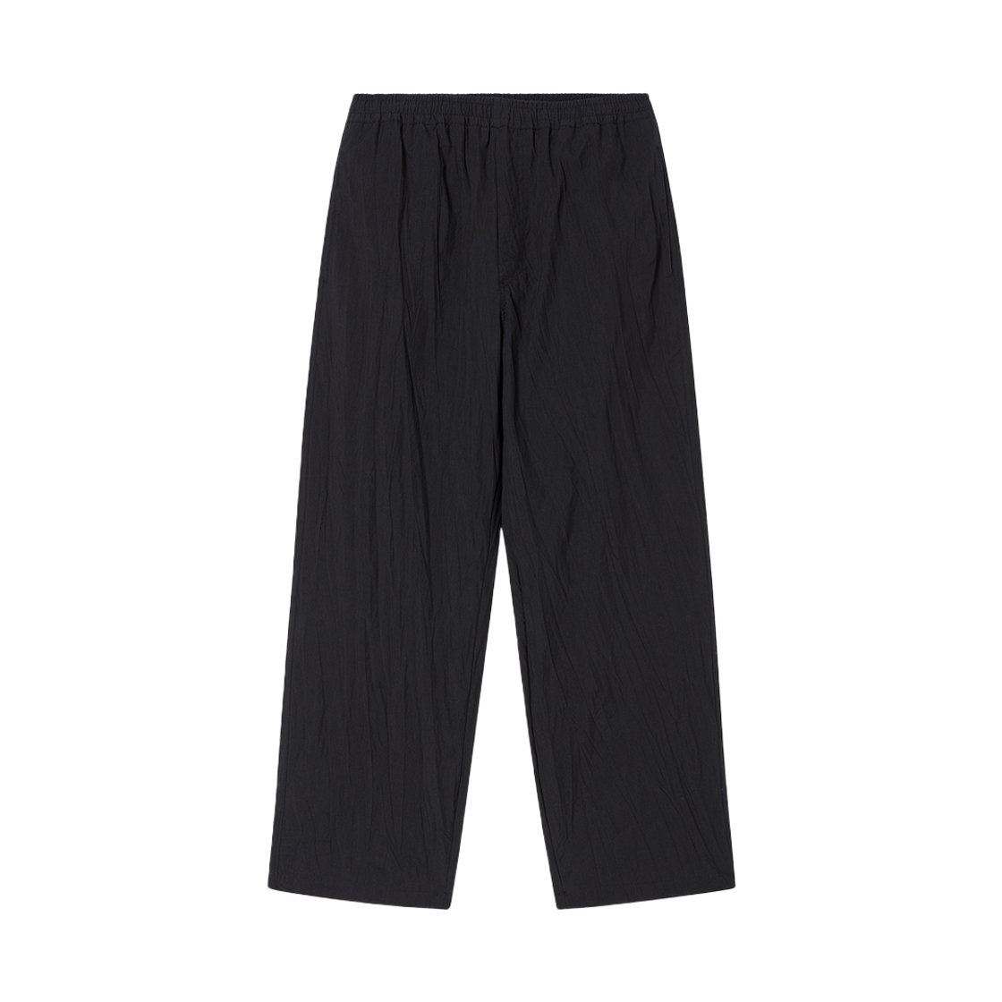 엔 아카이브 크리즈 코튼 이지 팬츠 블랙(N ARCHIVE Crease Cotton Easy Pants Black)