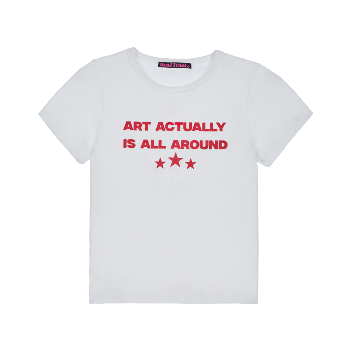 RS26UTS113WHT Rosefrantz Star Lettering T-shirt [White]