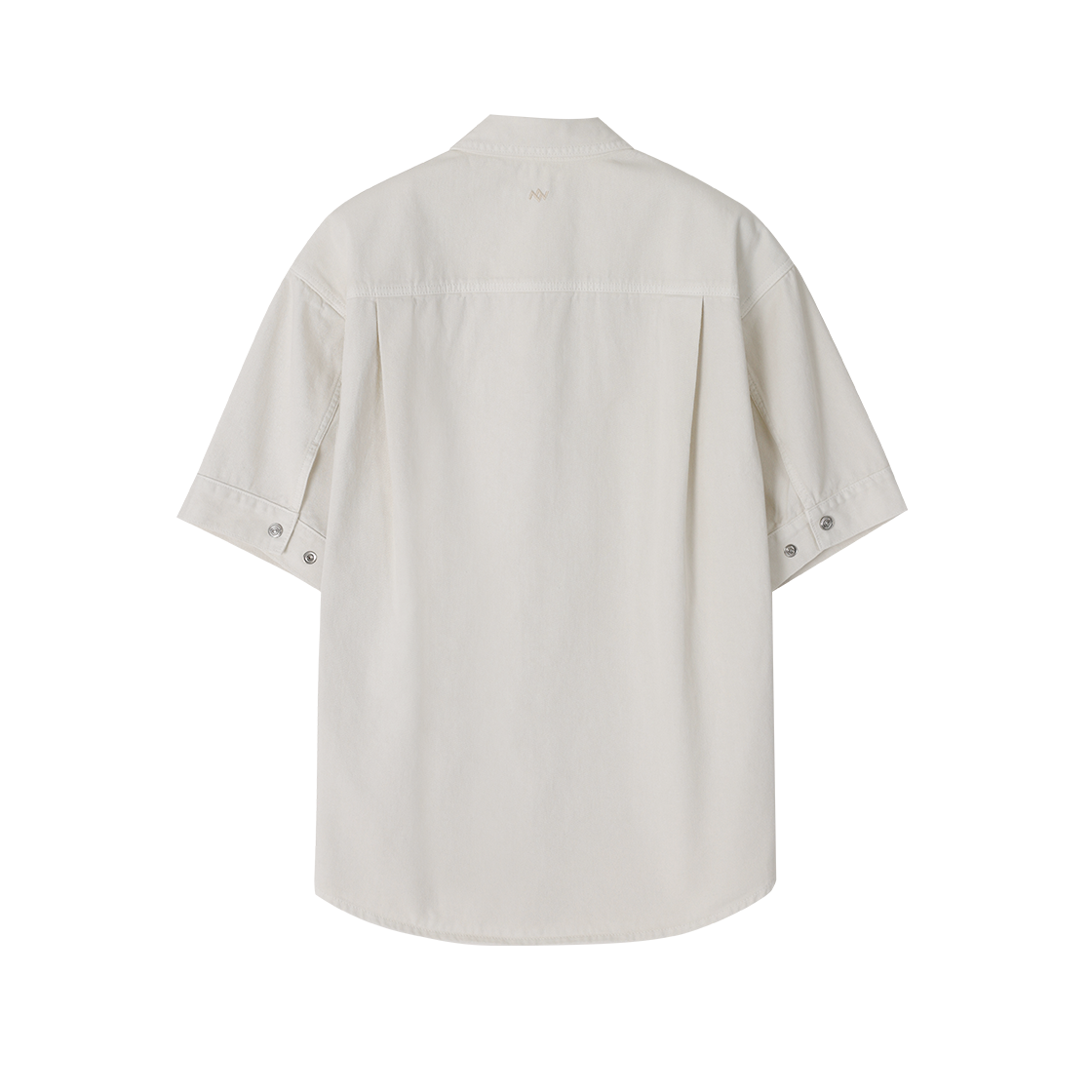 송지오 지제로 트윈 팬서 데님 하프 셔츠 크림(SONGZIO ZZERO Twin Panther Denim Half Shirt Cream) - 2