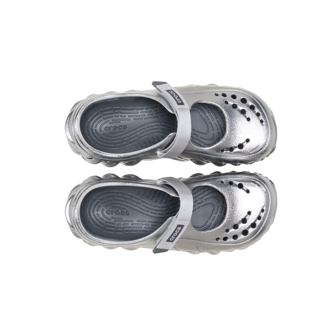 (W) 크록스 에코 메리 제인 클로그 메탈 스포츠 애트모스피어 멀티((W) Crocs Echo Mary Jane Clog Metal Sport Atmosphere Multi) - 2