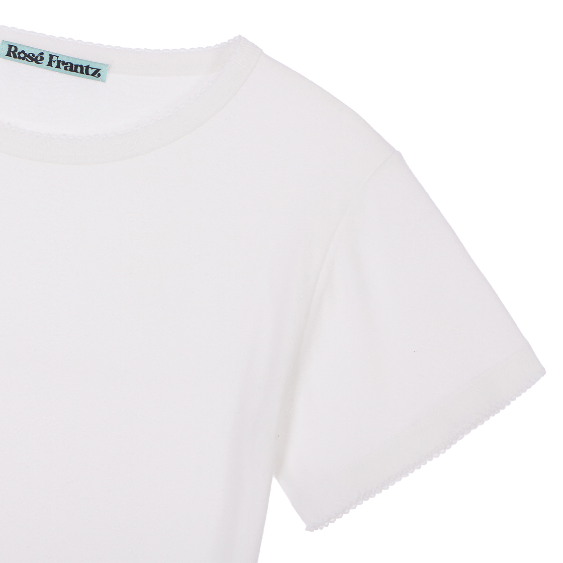 로제프란츠소프트 펀칭 레이스 티셔츠 아이보리(Rosefrantz Soft Punching Lace T-shirt [Ivory]) - 2