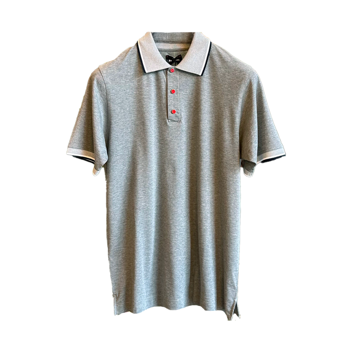 키톤 스티치 숏슬리브 폴로 셔츠 그레이(Kiton Stitch Short Sleeve Polo Shirt Grey)