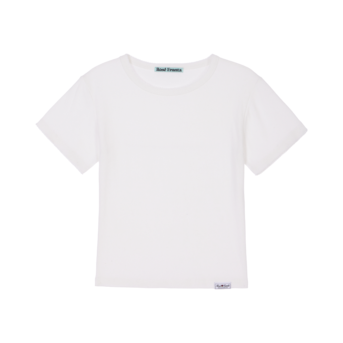 RS26UTS111IVR Rosefrantz Soft Punching Lace T-shirt [Ivory]