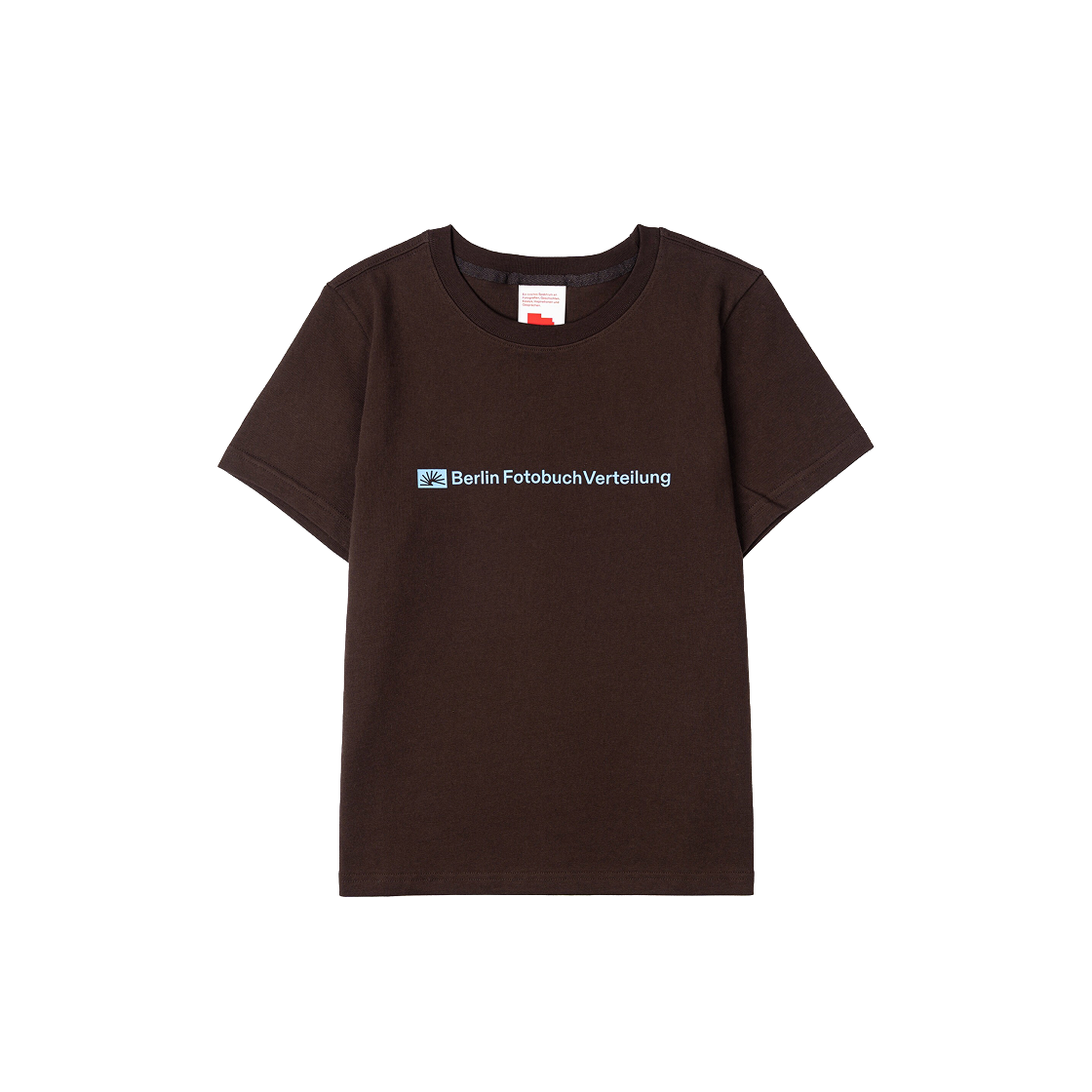 ODE-HO-145-BG Berlin Photobook Distribution W 002 BFV Center Logo Tee Brown
