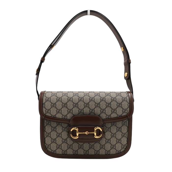구찌 602204 GG수프림 캔버스 1955 홀스빗 숄더백aa63723(Gucci 1955 Horsebit Shoulder Bag in GG Supreme Canvas)
