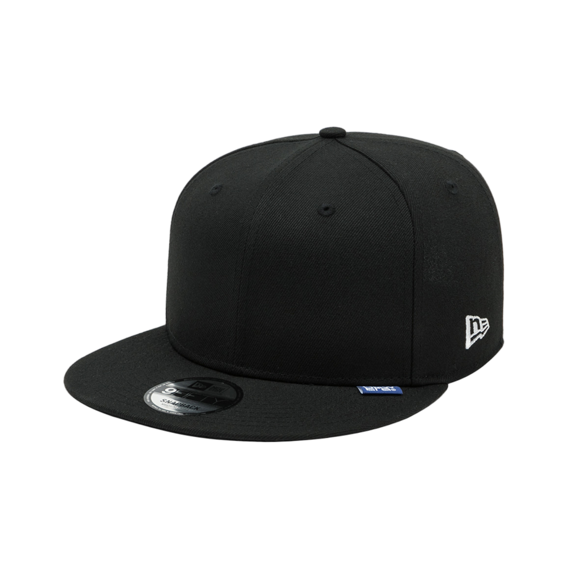 14741441 New Era Essential Blank Primary Logo Snapback Black