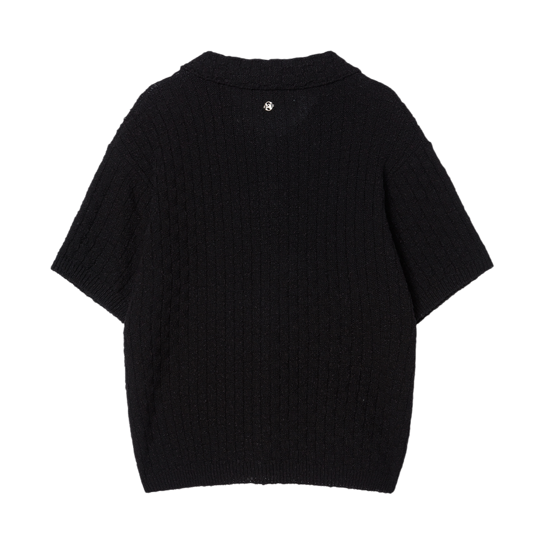 엔 아카이브 위빙 텍스처 니트 가디건 블랙(N ARCHIVE Weaving Texture Knit Cadigan Black) - 2