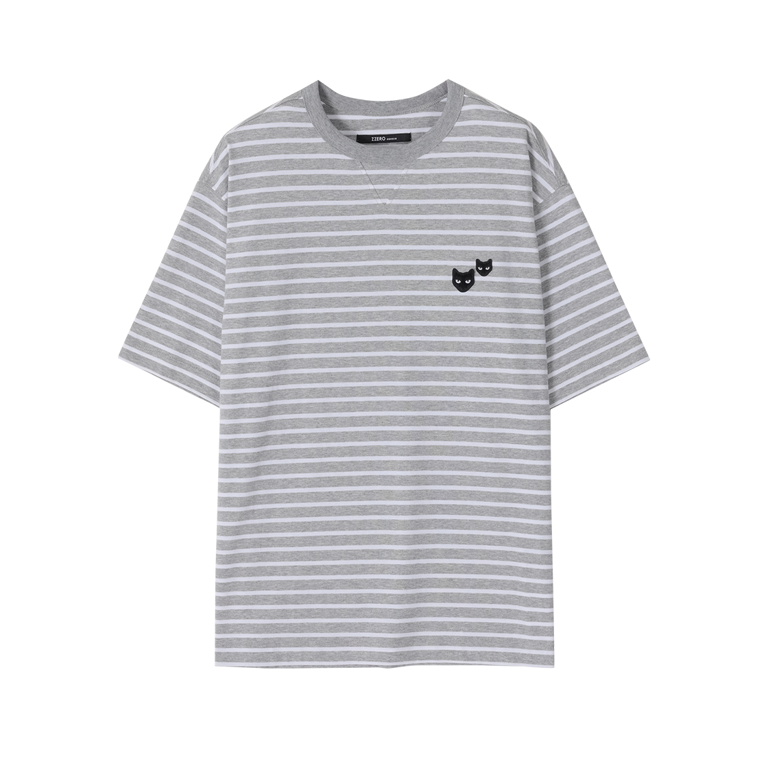 SI3TS880GY SONGZIO ZZERO Twin Panther T-Shirt Grey